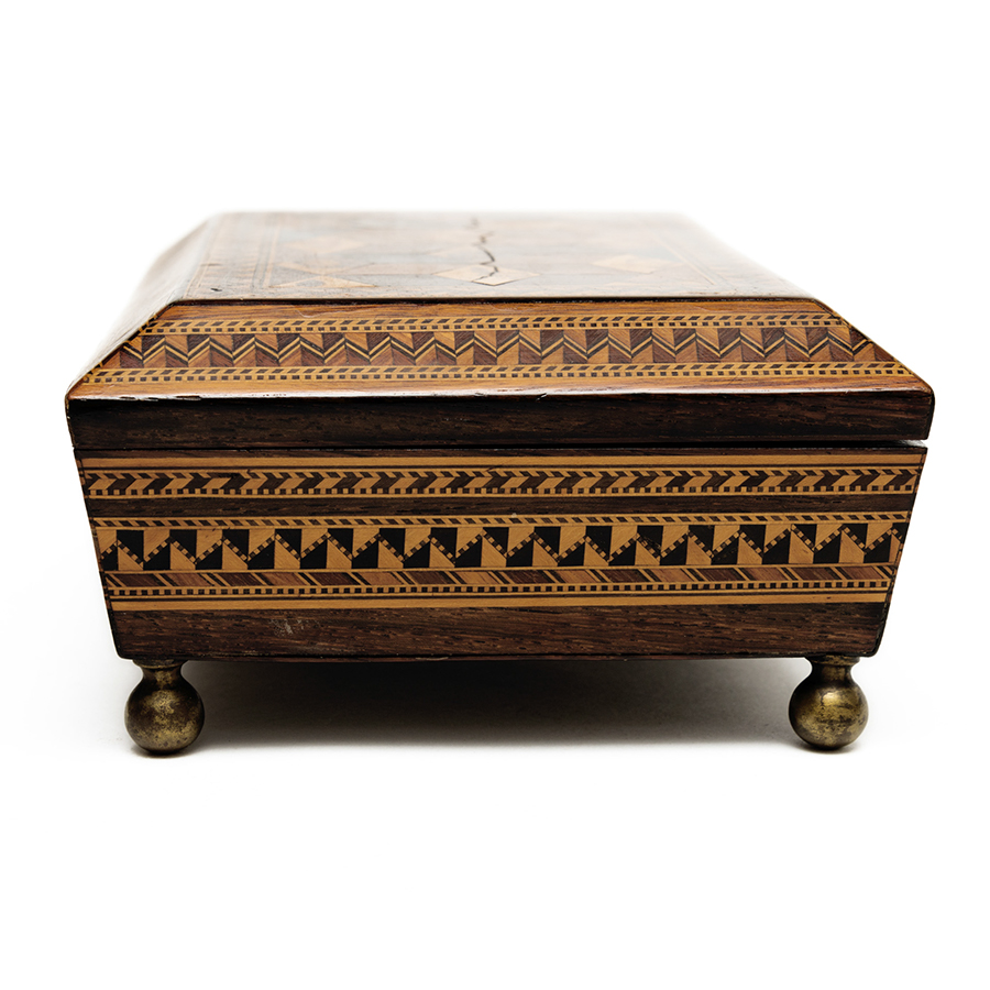 Tunbridge Ware Needlework Box Tunbridge Ware for Sale